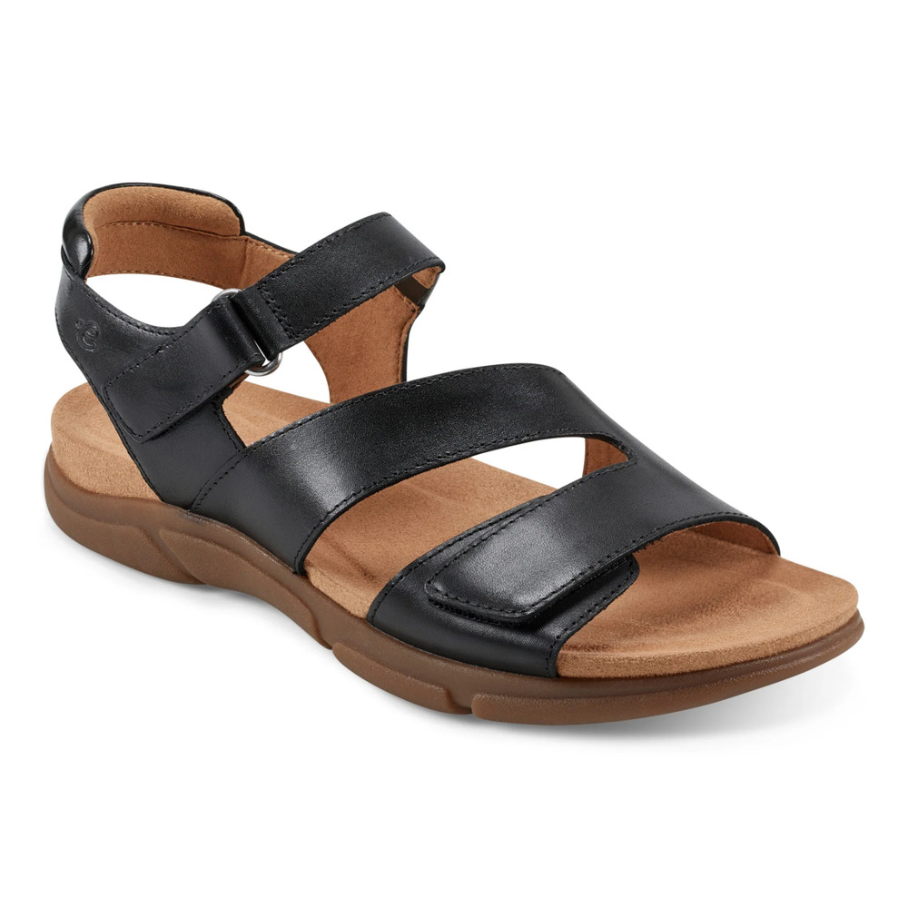 Easy Spirit Kimberly2 Women’s Sandals Black Wide Width Size 9W Comfort Hook